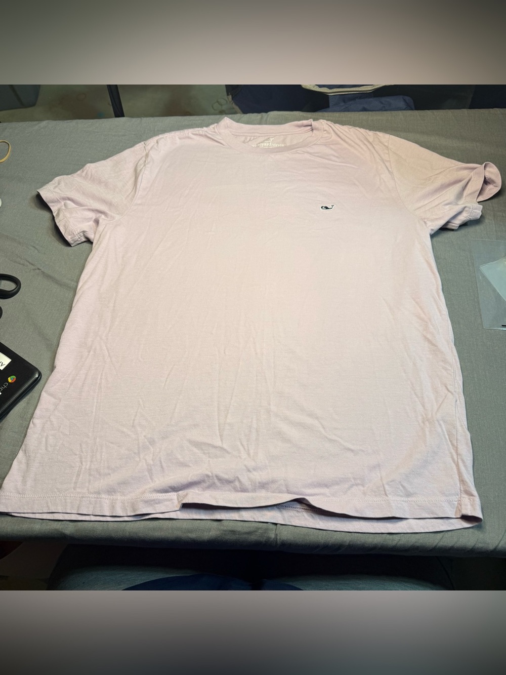 Vineyard Vines Light Purple Whale Short Sleeve Tee